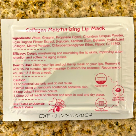 NEW💗SHE SHINES BRIGHTLY BRIGHTENING FACE MASK & COLLAGEN MOISTURIZING LIP MASK - Picture 6 of 6